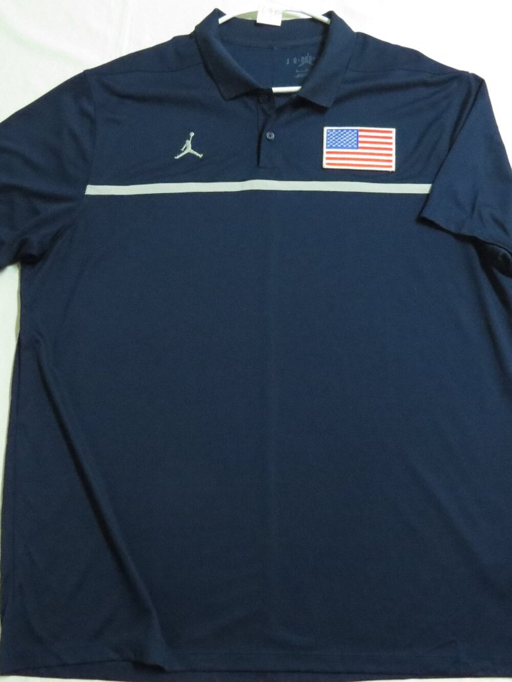 XL USA Air Jordan Nike Dri-Fit Men's db #69F Polo Shirt